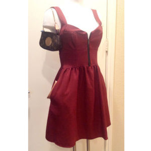 Bar III Bustier Fit and Flare Dress w/packets
